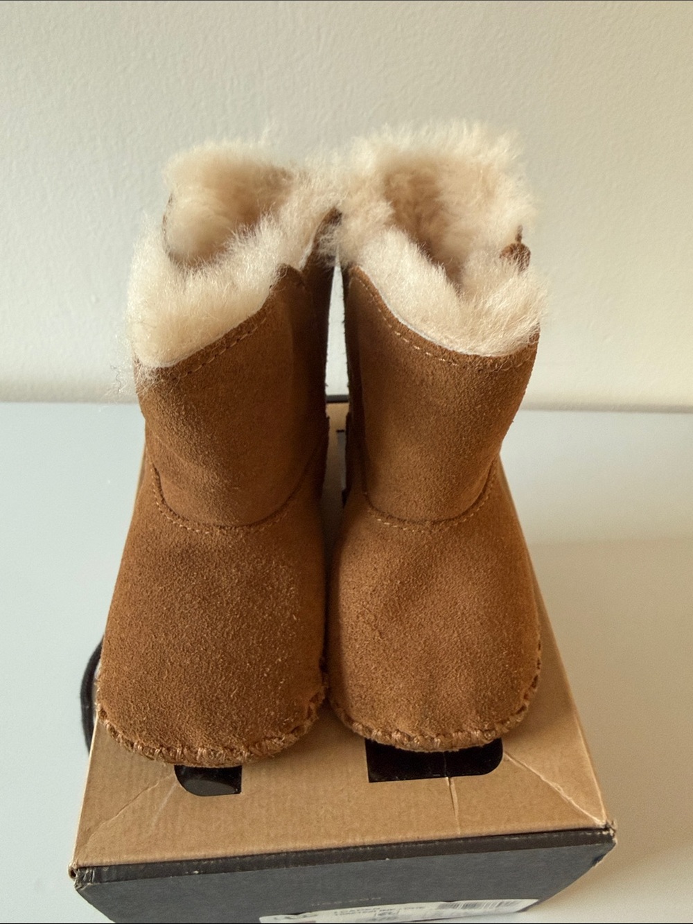 UGG Chestnut Shearling-Lined Kids Booties